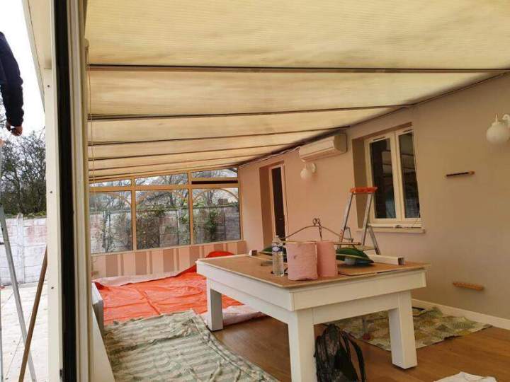 Avant rénovation véranda Les Yvelines